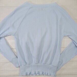 NINE WEST Womens Blue Ribbed Sweater Size XS